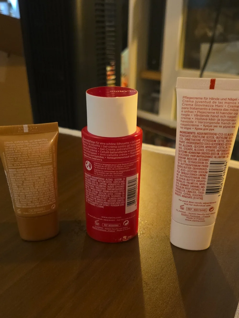 Clarins Bundle Body Fit Anti-Cellulite Extra Firming Neck Hand Nail Cream NWT